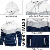 MANLUODANNI Mens Hooded Sweatshirt Casual Long Sleeve Drawstring Print Pullover Hoodies