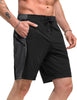 TSLA Men's Quick-Dry Swim Trunks - Lightweight Beach Board Shorts with Pockets